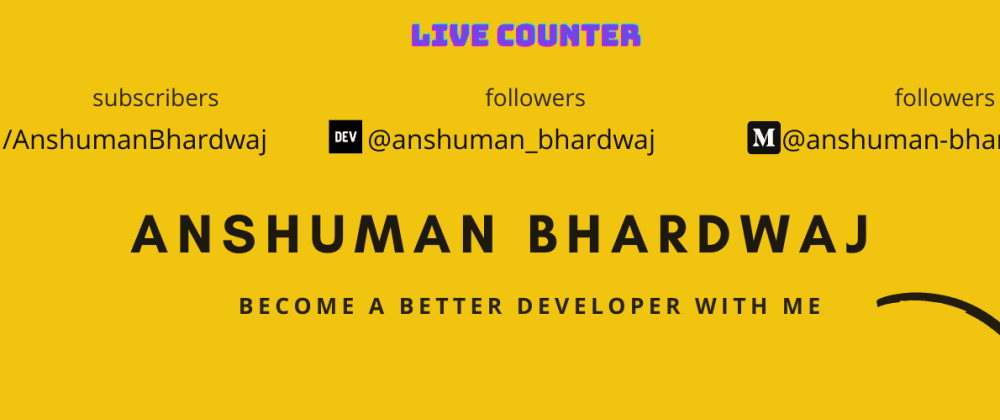 Create a Live Twitter Profile Banner to show followers counter